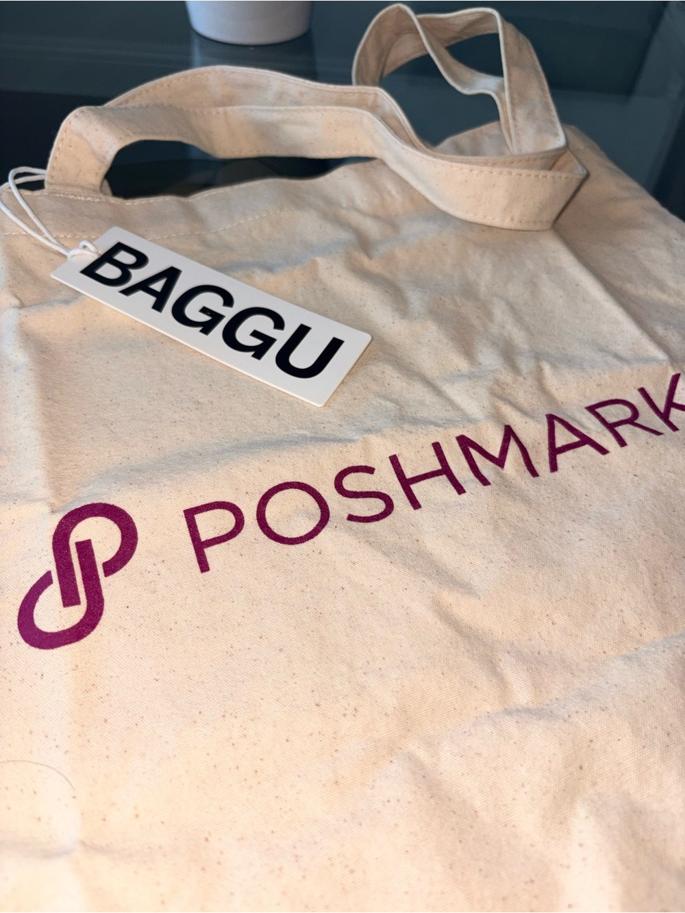 BAGGU x POSHMARK Canvas Tote